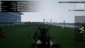 Full Stride公式ゲームプレイの馬群レーダーと序盤の位置取り